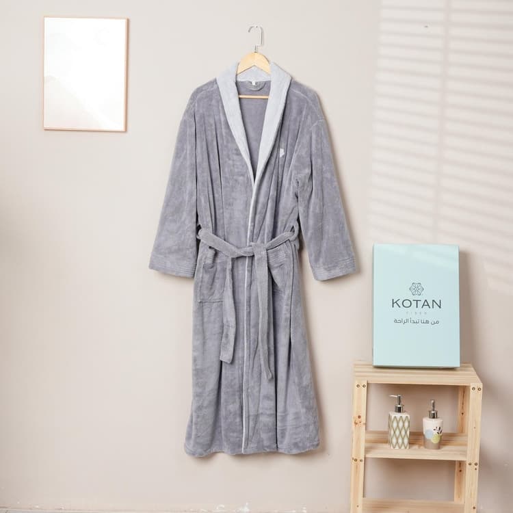 روب أنيق - رصاصي