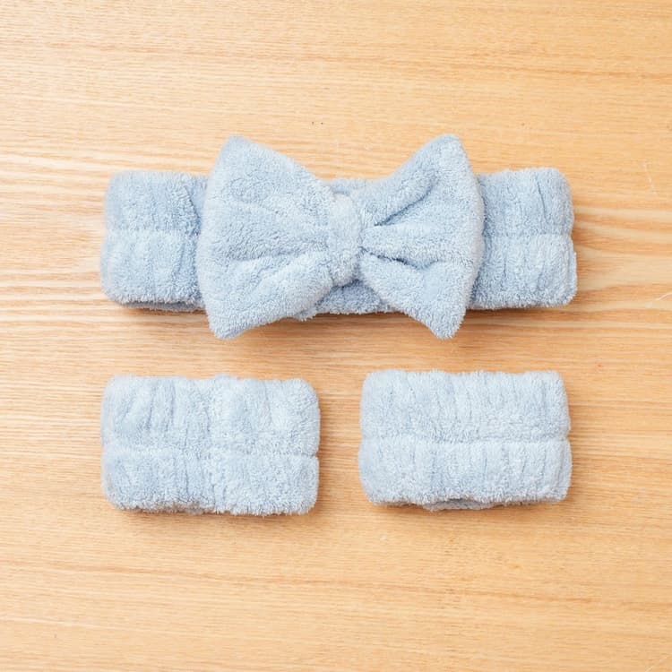 ربطة الشعر واليد - ازرق فاتح