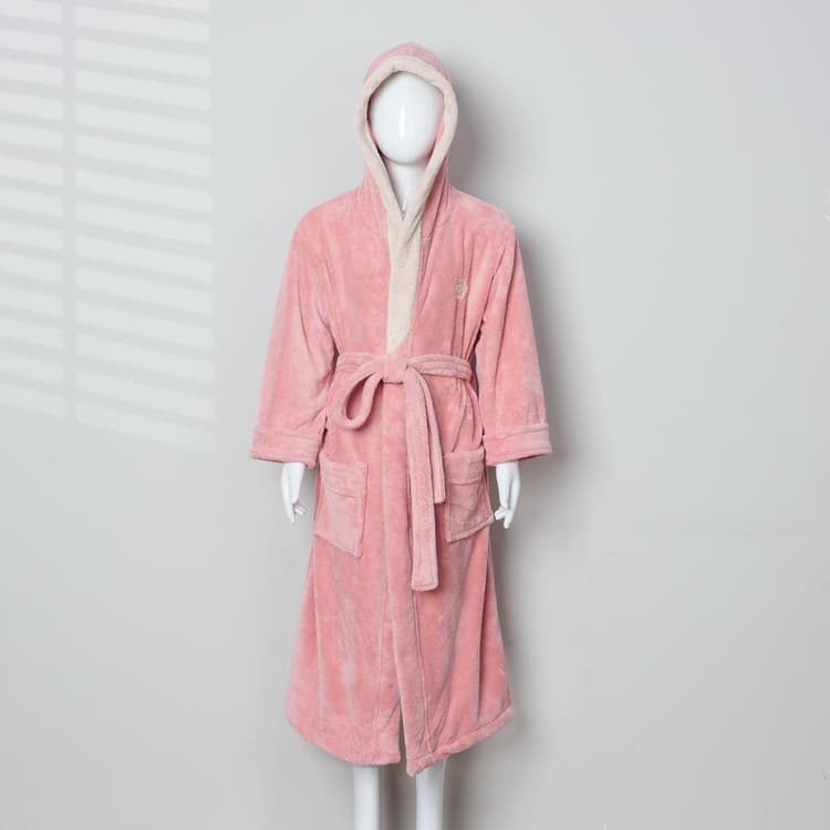 روب الاطفال بكلاو - وردي