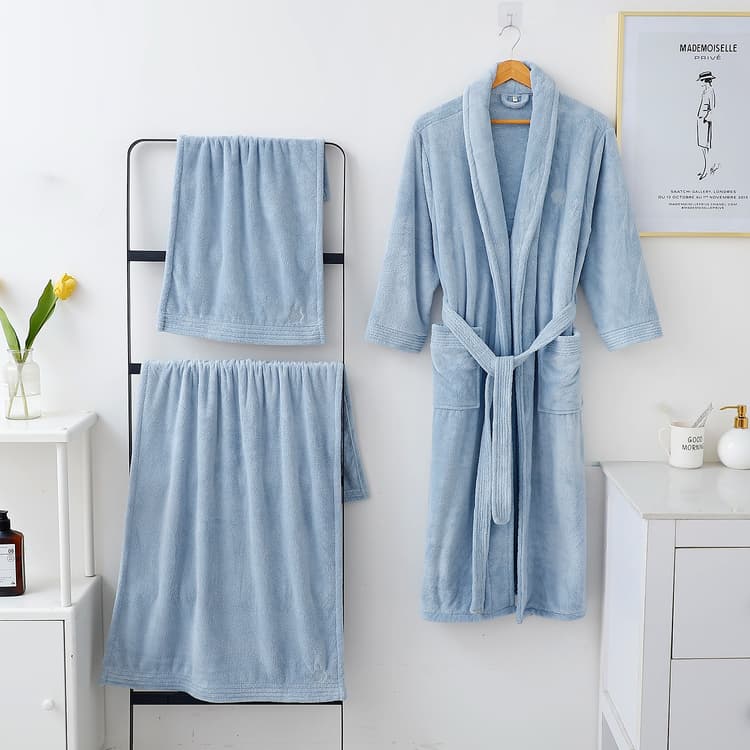 سيت روب 3 قطع - ازرق فاتح