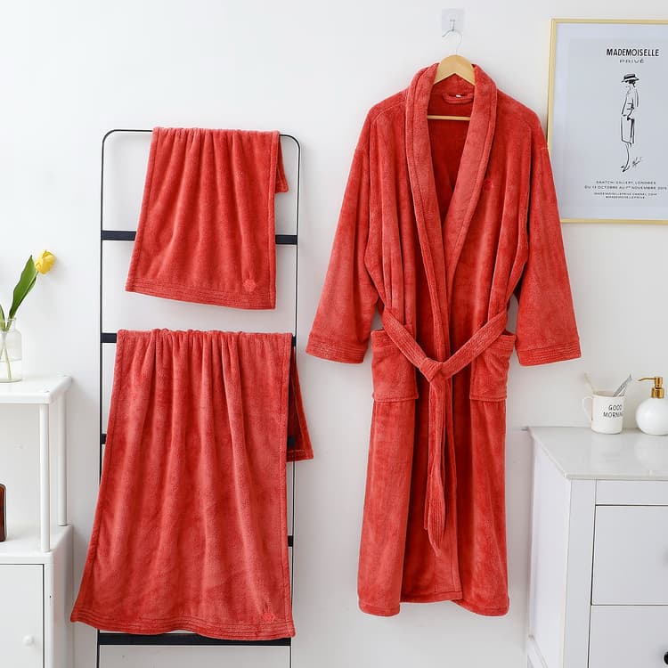 سيت روب 3 قطع - مشمشي